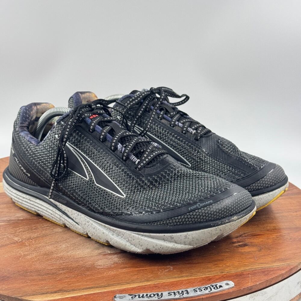 Altra Torin 3.0 RUN NYC Black Gray MENS Size 10 ZERO DROP Mesh Lace Up Running